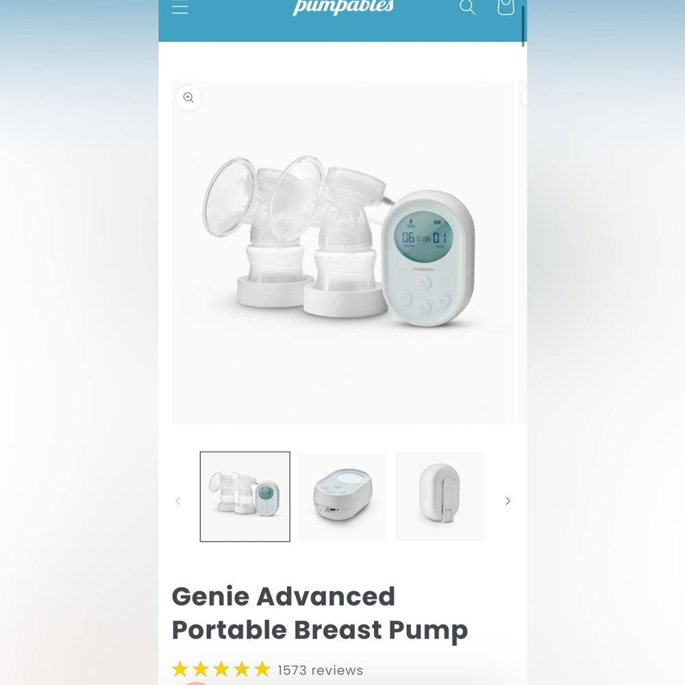 Pumpables pump only. Used. Great condition.